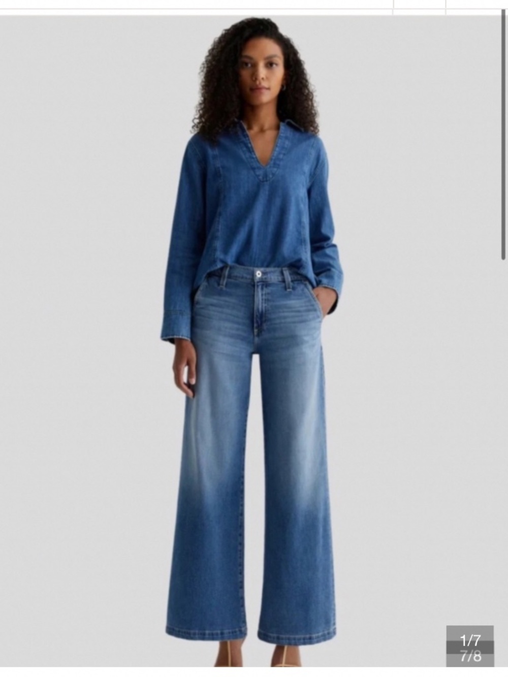🩷 amazing AG Stella in gorgeous mid blue 🩷🩷🩷